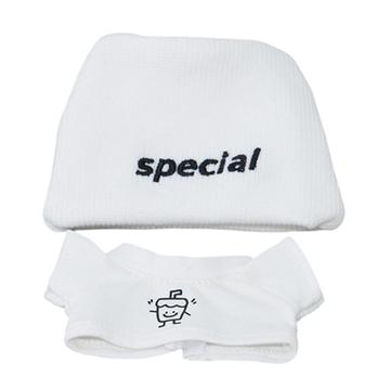 Street Style-tøj til Labubu-dukke 17 cm - 2 stk. - Hvid