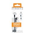 Streetz Stay-in-Ear trådløse sportsøretelefoner med mikrofon - sort