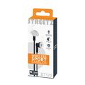 Streetz Stay-in-Ear trådløse sportsøretelefoner med mikrofon - sort