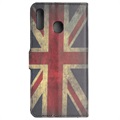 Style Series Samsung Galaxy A20e Cover med Kortholder - Union Jack