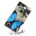 Style Series Samsung Galaxy Note20 Ultra Pung - Blå Sommerfugl