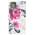 Style Series iPhone 11 Cover med Kortholder - Lotusblomst