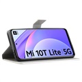Style Series Xiaomi Mi 10T Lite 5G Cover med Kortholder - Blå Sommerfugl