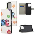 Style Series iPhone 13 Pro Max Pung Taske - Owl Couple