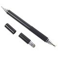 Stilfuld 3-i-1 Multifunktionel Stylus Pen & Kuglepen - Hot Pink