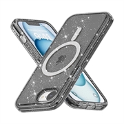iPhone 16e Stylish Glitter Series Hybrid Cover - MagSafe kompatibel