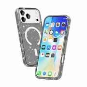 iPhone 18 Pro Stylish Glitter Series Hybrid Cover - MagSafe kompatibel - Sort