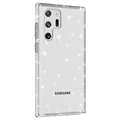 Samsung Galaxy S22 Ultra 5G Stylish Glitter Series Hybrid Cover - Gennemsigtig