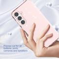 Samsung Galaxy S23 FE Stylish Glitter Series TPU Cover - Pink