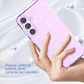 Samsung Galaxy S23 FE Stylish Glitter Series TPU Cover - Lilla