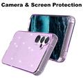 Samsung Galaxy S23 FE Stylish Glitter Series TPU Cover - Lilla