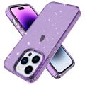 Stylish Glitter Series iPhone 14 Pro TPU Cover - Lilla