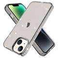 Stylish Glitter Series iPhone 14 TPU Cover - Sort