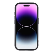 iPhone 14 Pro Stilfuldt stødsikkert TPU cover med forhøjede kanter