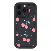 iPhone 14 Pro Stilfuldt stødsikkert TPU cover med forhøjede kanter