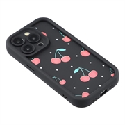 iPhone 14 Pro Stilfuldt stødsikkert TPU cover med forhøjede kanter