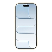 iPhone Air Stilfuldt stødsikkert TPU cover med forhøjede kanter - hvid / stor sløjfe