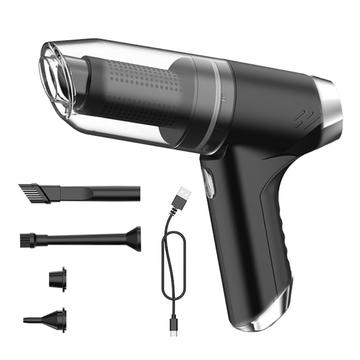 Suitu ST-6617C Håndholdt støvsuger til bil/hjem - Sort