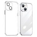 Sulada Crystal Steel iPhone 14 Plus Hybrid Cover - Gennemsigtig