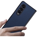 Samsung Galaxy Z Fold4 Sulada Luxury Series Hybrid Cover - Blå