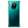 Sulada Plating Frameless Huawei Mate 30 Cover - Grøn / Gennemsigtig