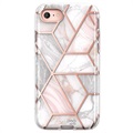 Supcase Cosmo iPhone 7/8/SE (2020)/SE (2022) Hybrid Cover - Pink Marmor