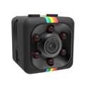 Super Mini Full HD Sikkerhedskamera med Bevægelsesdetektor SQ11 - Sort