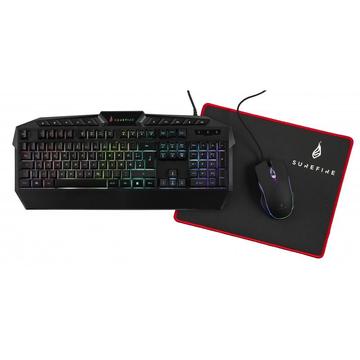 SureFire Kingpin Gaming Combo 48825-482 - Tastatur, mus, musemåtte - QWERTZ