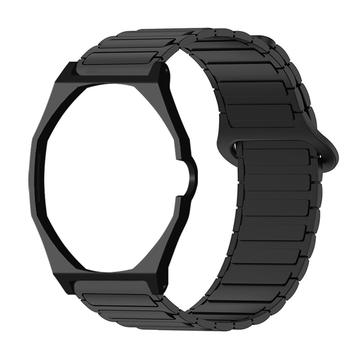Swatch Royal Pop med magnetisk silikonerem og ottekantet urkasse - sort