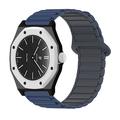 Swatch Royal Pop med magnetisk silikonerem og ottekantet urkasse - midnatsblå / sort