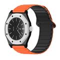 Swatch Royal Pop med magnetisk silikonerem og ottekantet urkasse - orange / sort