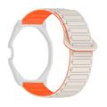 Swatch Royal Pop med magnetisk silikonereim og ottekantet urkasse - Hvid / Orange