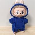Labubu Doll 17cm Sweatsuit Outfit Set - Blå
