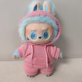 Sweatsuit-sæt Labubu Doll 17cm - Pink