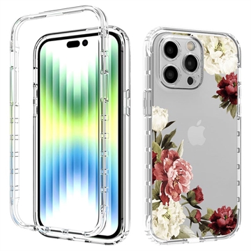 Sweet Armor Series iPhone 14 Pro Max Hybrid Cover - Peony