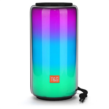 T&G TG639 Stereo Bluetooth-højtaler med RGB-lys