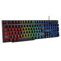 T-WOLF TF800 Gaming Keyboard + Mouse + Gaming Headset + Mouse Pad Combo LED Backlit Wired Gamer Bundle til gaming/arbejde