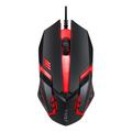 T-WOLF TF800 Gaming Keyboard + Mouse + Gaming Headset + Mouse Pad Combo LED Backlit Wired Gamer Bundle til gaming/arbejde