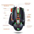 T-WOLF V9 kablet gamingmus med RGB-lys - sølv