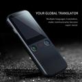 T10 PRO Smart Voice Translator Realtidsoversætter med 14 sprog Offline fotooversættelsesenhed - sort