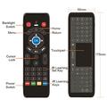 T16+ 2.4G smart fjernbetjening/luftmusetastatur med touchpad