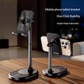 T19 Justerbar telefon-/tabletholder til kontoret, videovisning og livestreaming - sort
