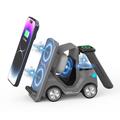 T20S Forklift Design 3-i-1 trådløs opladningsstation - grå