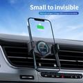 T3 15W trådløs oplader 360 grader drejelig mobiltelefonholder til bilen Luftudtag mobiltelefonholder