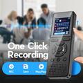 T51 digital diktafon / MP3-afspiller med støjreduktion - sort