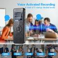 T51 digital diktafon / MP3-afspiller med støjreduktion - sort