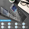T51 digital diktafon / MP3-afspiller med støjreduktion - sort