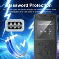 T53 bærbar lydoptager med MP3-afspiller og støjreduktion - sort