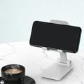 T9-2 Teleskopisk Universal Bordholder til Smartphone & Tablet - hvid