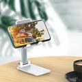 T9-2 Teleskopisk Universal Bordholder til Smartphone & Tablet - hvid